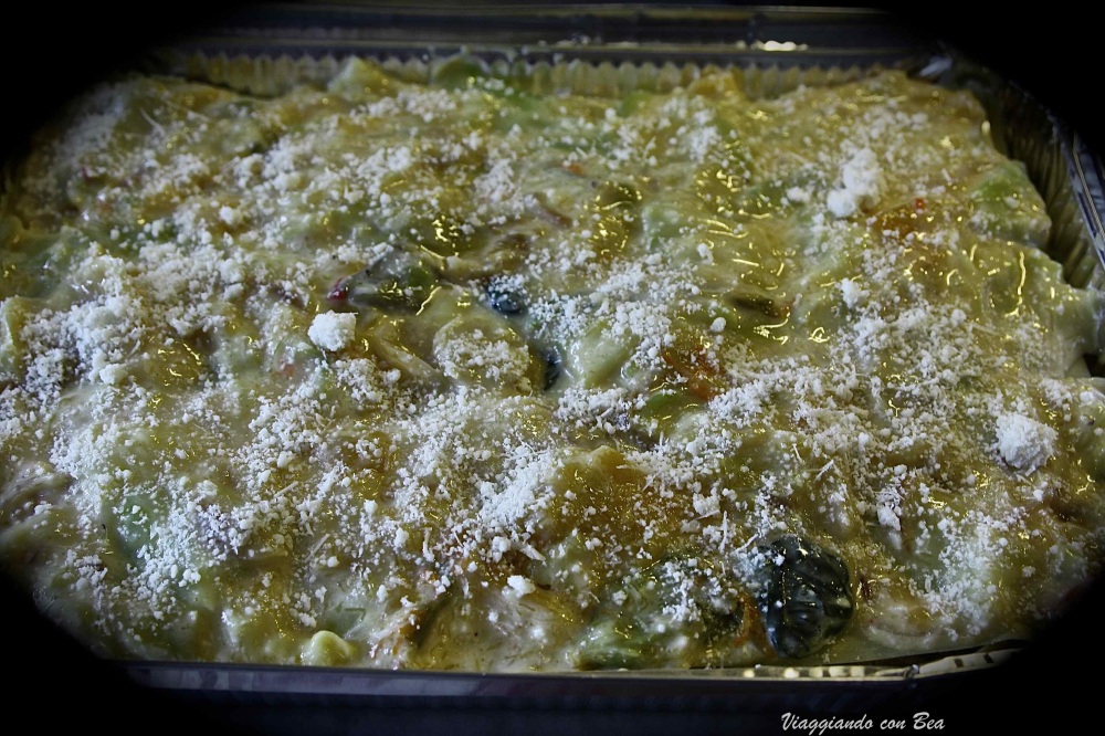 Lasagne vegetariane al profumo di ZU….. (5/5)